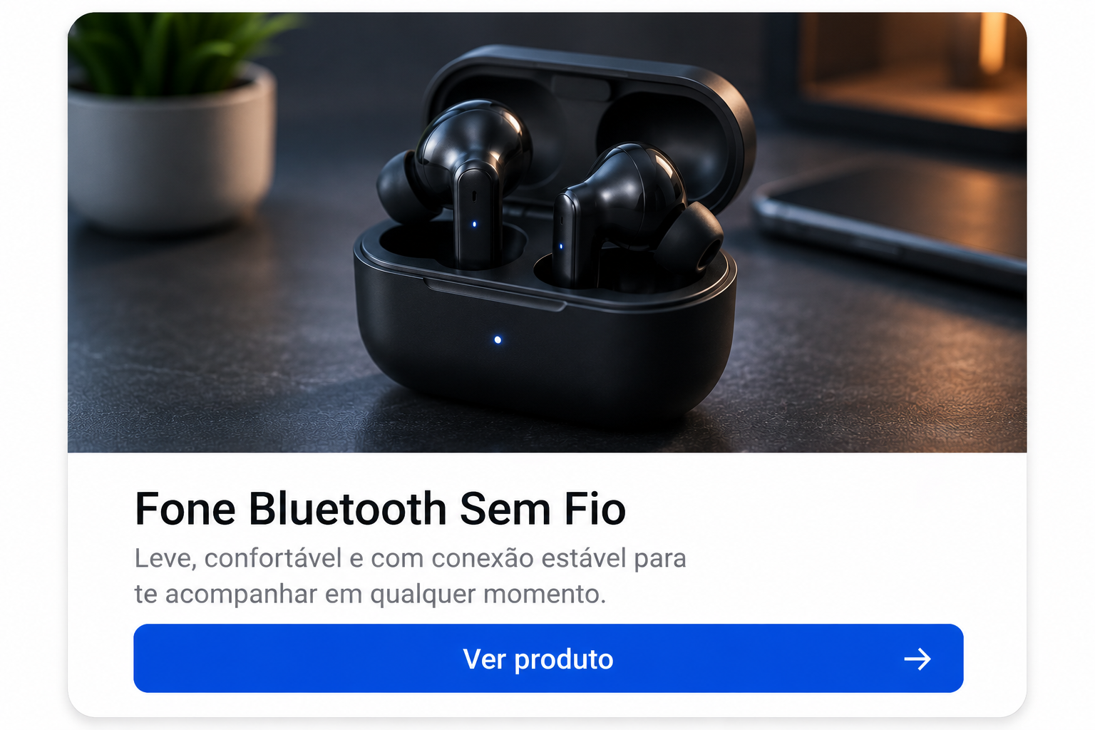 Fone Bluetooth Sem Fio
